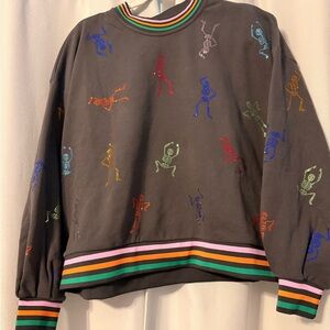 QOS Dancing Skeleton Sweatshirt